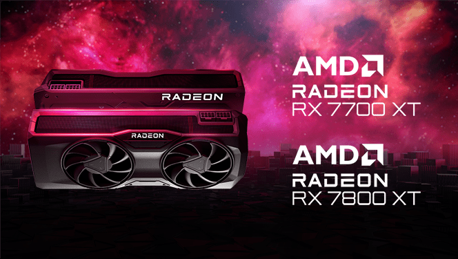 将来性に優れた   1440P ゲーミング パフォーマンス - AMD RADEON™ RX 7800 XT および RX 7700 XT グラフィックス